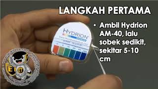 Cara Penggunaan Hydrion AM40  Panduan Pengujian Amonia dg Ammonia Test Paper AM40 [upl. by Yorke]