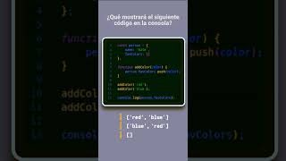 JavaScript  Reto 1 🔥 ¿Qué imprimirá este código en la consola [upl. by Leunamnauj268]