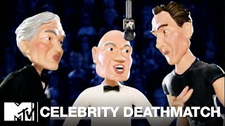 Christian Bale vs Adam West  Celebrity Deathmatch [upl. by Perni]