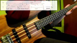 Les Claypool  The Awakening Bass Cover Play Along Tabs In Video [upl. by Enywtna]