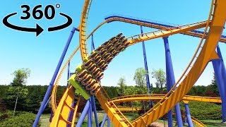 360 video  Roller Coaster Ride VR 4K [upl. by Kcinomod641]