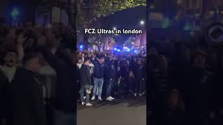 FCZ Ultras in london🔥🔥🔥 [upl. by Naujuj]