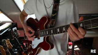 D‘Angelo  Untitled How Does It Feel  Guitar Cover  Epiphone Casino [upl. by Eterg106]