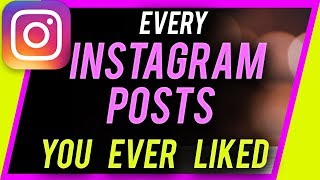 How To See Posts Youve Liked On Instagram [upl. by Yniffit]