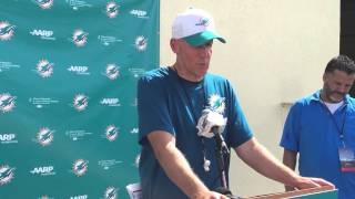 Joe Philbin speaks after Training Camp Day 7 [upl. by Lenoel]