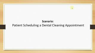 Sample Mock Call for Dental Scenario [upl. by Thrift947]