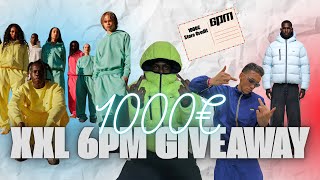 XXL 1000€💰6PM GIVEAWAY  FREE TRACKSUIT🤯 Achraf hat mir Trackies Geschickt📦🅿️ Unboxing [upl. by Aicnelev]