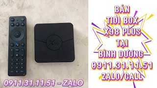 Bán Tivi Box Android ENYBOX X98 PLUS Tại Bình Dương Thủ Dầu Một 0911311151 Zalo [upl. by Aehsal]