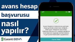 Garanti Cep ile Avans Hesap Başvurusu Nasıl Yapılır [upl. by Amelina]