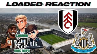 Reaction to Fulham Vs Newcastle United 💥 NUFC FFC FULNEW [upl. by Hermy246]