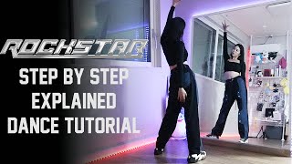 Step by Step LISA  ROCKSTAR Dance Tutorial Full Dance Practice Choreography  EXPLAINED [upl. by Ania]