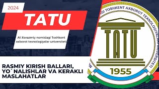 TATU haqida kerakli maslahatlar  otish ballari va yonalishlari  UzBMB 2024 [upl. by Lianne964]