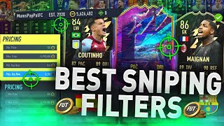 MAKE 300K RIGHT NOW WITH THESE SNIPING FILTERS 🥶 FIFA 22 BEST SNIPING FILTERS TO MAKE COINS [upl. by Yenar]