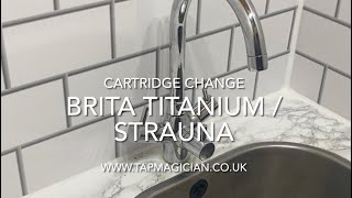 Tap Magician ​Brita Pegler Titanium Struana 3way kitchen Filter tap Replacing cartridges  valves [upl. by Tita307]