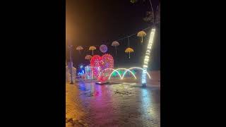 Magical Pattaya Beach Road Night Walk  Vibrant Lights and Stunning Art pattaya [upl. by Estus]