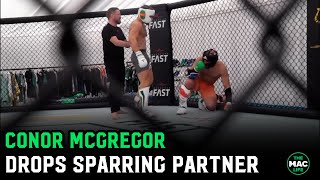 Conor McGregor sparring ahead of UFC 303 [upl. by Silera]