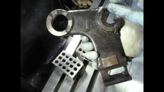 Boring a round hole with Milling Machine Part 1 [upl. by Chassin386]