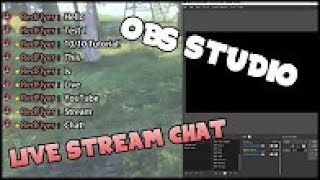 LIVE Chat on Screen  YouTube Livestreaming Chat OBS Studio [upl. by Aneem]