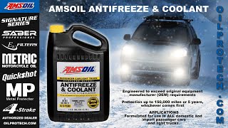 AMSOIL Antifreeze amp Coolant Ethylene Glycol 5050 PreMix Formulation [upl. by Arehc629]