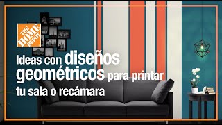 Ideas para pintar tus paredes con diseños geométricos  Pintura  The Home Depot Mx [upl. by Eniamrehs]