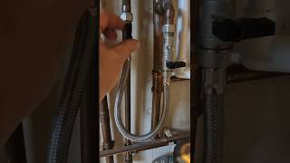 Repressurising A Boiler With External Filling Loop diy shorts [upl. by Arndt935]