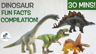 Learn about DINOSAURS  Fun amp Educational Compilation  Jurassic World Dominion Dinosaur Facts [upl. by Roberta]