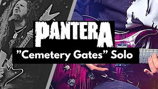 PANTERA  Cemetery Gates Solo [upl. by Dedrick328]