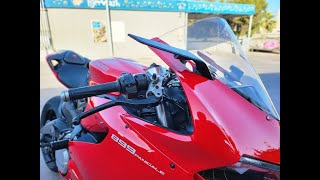 Ducati Panigale with aerodynamic mirrors by Rizoma [upl. by Terence563]