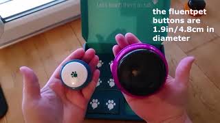 fluent pet  fluent pet button unboxing with comparison  how to use fluent pet [upl. by Woodall]