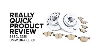 BMW E90 E92 and E93 Front and Rear Brake Kit  Specs Benefits and Product Review [upl. by Leelah230]