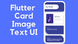 Flutter Card UI  Flutter Listview  Flutter Card Widget  Flutter UI Design  Scrollable Listview [upl. by Lrad]