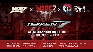 WNF x WSOE7 Qualifier Tekken 7 Top 8 [upl. by Nishom]