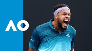 JoWilfried Tsonga v Martin Klizan match highlights 1R  Australian Open 2019 [upl. by Dnomra]