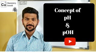 CHEMICAL EQUILIBRIUM  IONIC EQUILIBRIUM  Concept of pH and pOH [upl. by Larisa]