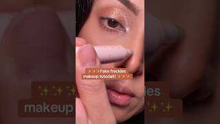 Easy freckle tutorial beginnerfriendlymakeup makeup easymakeuptutorial [upl. by Glynnis496]