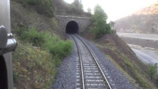 Traveling in the cab of TCDD DE 22000 to Elazığ  MADEN Cab View [upl. by Shornick]