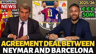 🚨URGENT NEYMAR HAS JUST PARALYZED THE WORLD OF FOOTBALL SURPRISED EVERYONE BARCELONA NEWS TODAY [upl. by Niki]