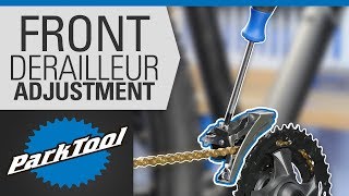 How to Adjust a Front Derailleur [upl. by Thorlie]