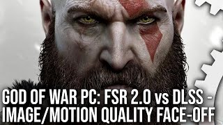 God of War PC AMD FSR 20 vs Nvidia DLSS Image Motion Quality FaceOff [upl. by Katleen]