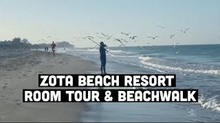 Zota Beach Resort Room Tourbeach walking [upl. by Htinnek]