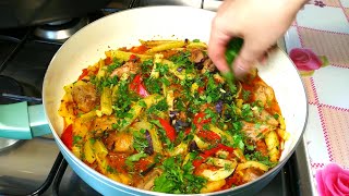 Рецепт из Кабачков До чего же ВКУСНО Такие Кабачки готовлю все лето Вкусный Обед или Ужин [upl. by Sumer]