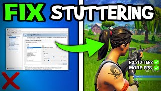 How To Fix Fortnite Fps Drops amp Stutters EASY [upl. by Ajani875]