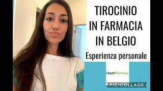 TIROCINIO IN FARMACIA ALLESTERO ESPERIENZA PERSONALE [upl. by Bigot]