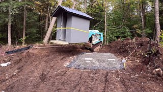 Building an insulated shed to store solar equipment [upl. by Llorre624]