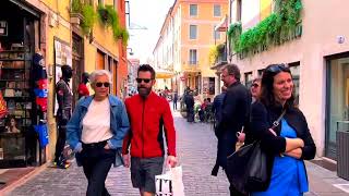 Italy Bassano del grappa walking tour 4K 60fps October 2023 [upl. by Foulk773]