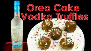 Oreo Cake Vodka Truffles from Cookies Cupcakes and Cardio [upl. by Nolos201]