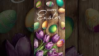 Happy Easter Painting Eggs Vertical Video [upl. by Iahk]