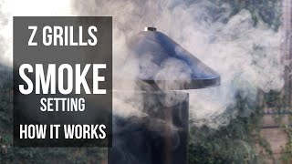 Understand the SMOKE setting on Z Grills wood pellet smoker grills [upl. by Naelopan]