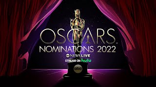 Oscar nominations 2022 Academy announces nominees LIVE  ABC News [upl. by Milinda271]