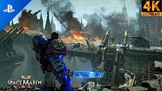 Alian Army VS Titus Marines  Warhammer 40K Immersive Gameplay  4K 60FPS [upl. by Mayram]